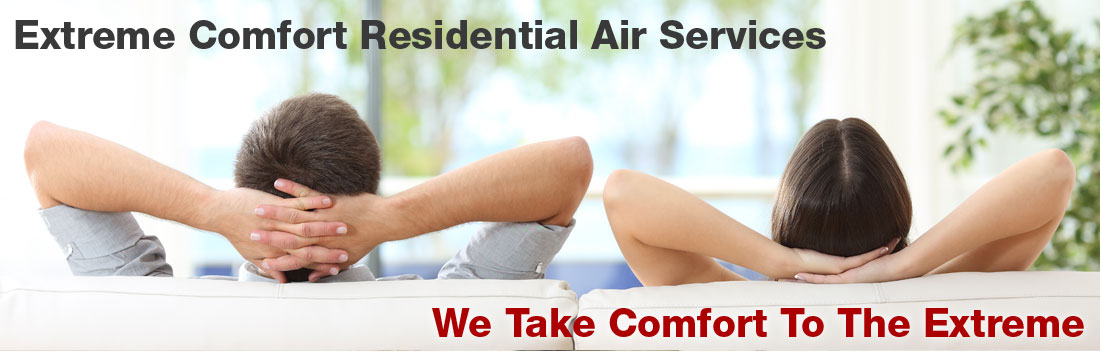 Happy couple enjoying a comfortable home after residential hvac service in Dallas Texas by Extreme Comfort Air Conditioning & Heating