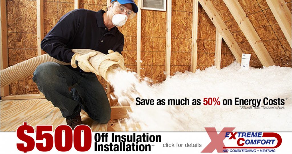 Save 500 Attic Insulation Installation By Extreme Comfort