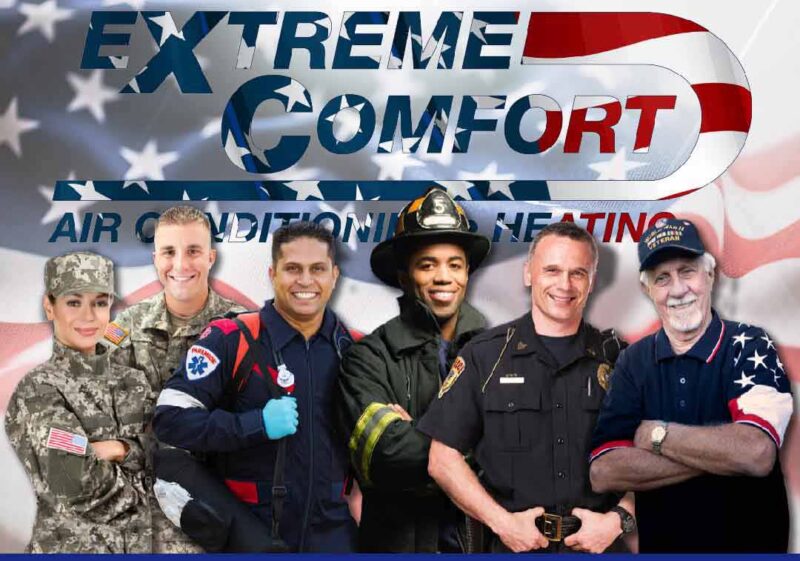 Military & First Responder Discount for New Air Conditioning Install