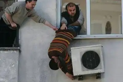 three men voiding their air conditioning unit warranty
