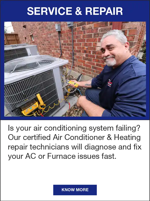 Extreme Comfort Air Conditioning & Heating Repair Technician installing new capacitor on AC Repair service call 