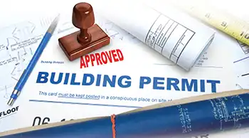 Image of a Building permit that affects the cost of a new hvac system
