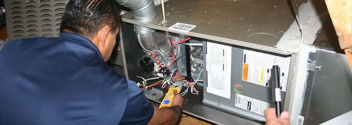 Furnace repair Dallas by HVAC technician Tony from Extreme Comfort Air Conditioning and Heating