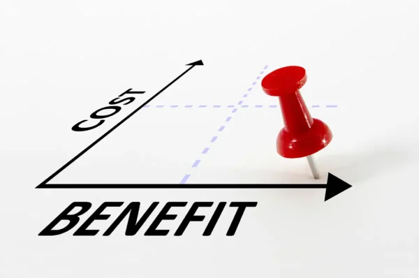 HVAC repair versus replacement cost benefit graph concept