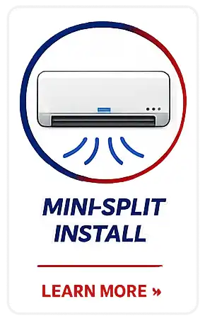Ductless mini-split installation services in Dallas, TX for energy-efficient heating and cooling without ductwork.