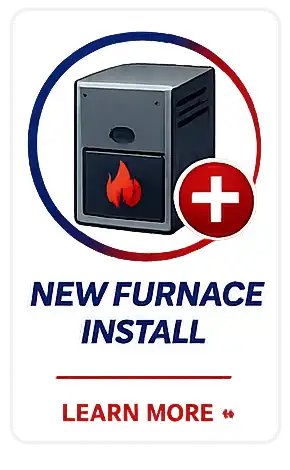 New furnace installation and furnace replacement services in Dallas, TX for residential heating systems.